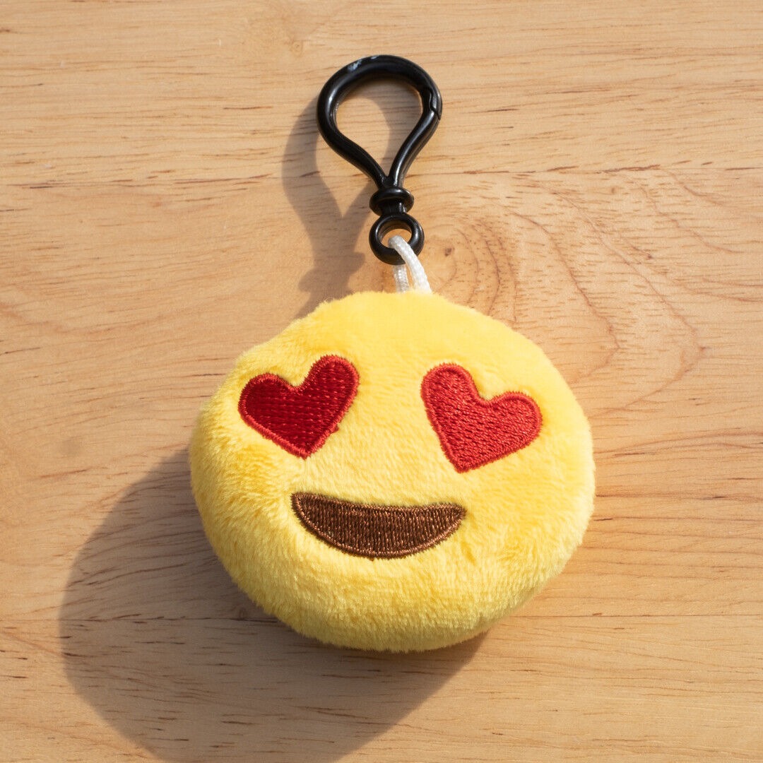 Emoji Keyring Plush Novelty Key Chain – Winter Wonderland